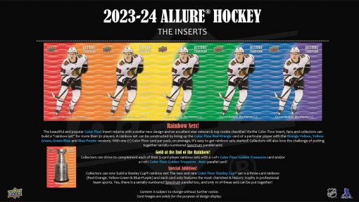 2023 24 Upper Deck Allure Hockey Hobby Box Pre Sale CloutsnChara