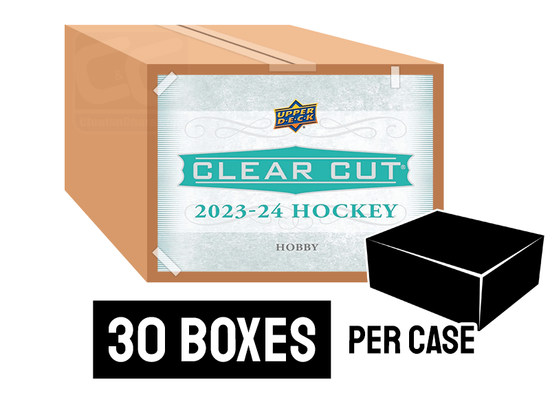 Upper Deck Clear Cut Hockey Hobby Case Boxes