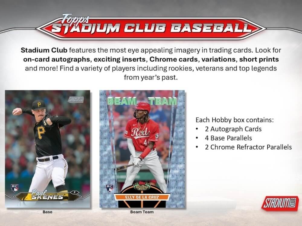 2024 Topps Stadium Club Baseball Hobby Box CloutsnChara