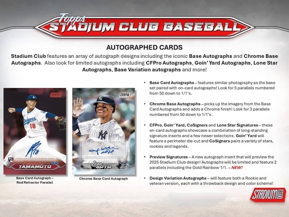 2024 Topps Stadium Club Baseball Hobby Box CloutsnChara