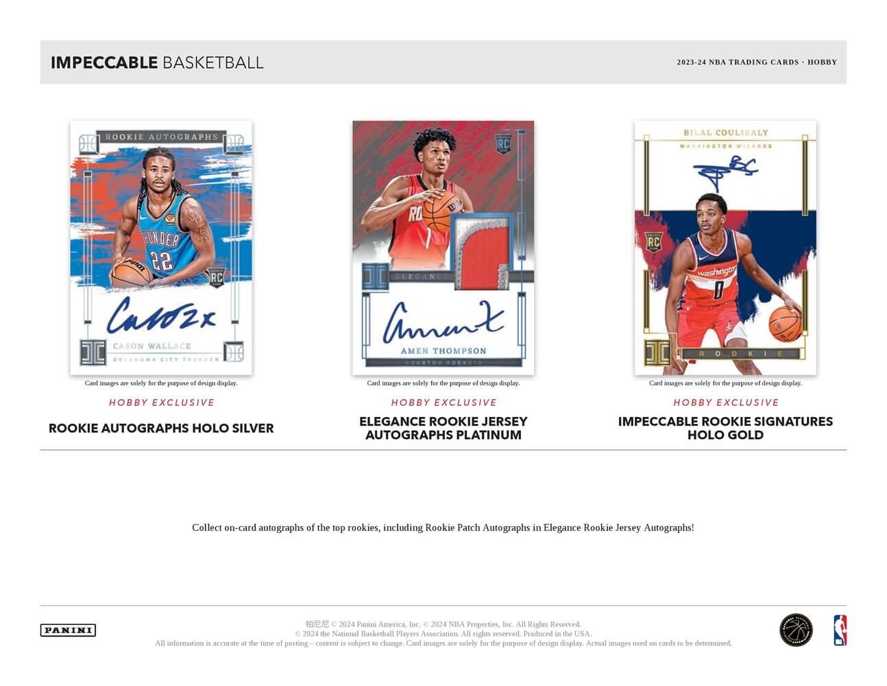 2023-24 Panini Impeccable Basketball Hobby Box - CloutsnChara