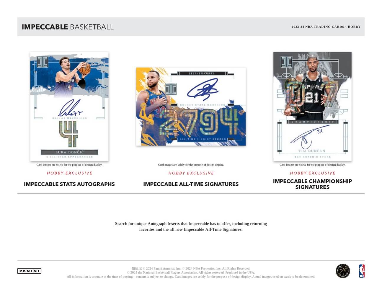 2023-24 Panini Impeccable Basketball Hobby Box - CloutsnChara