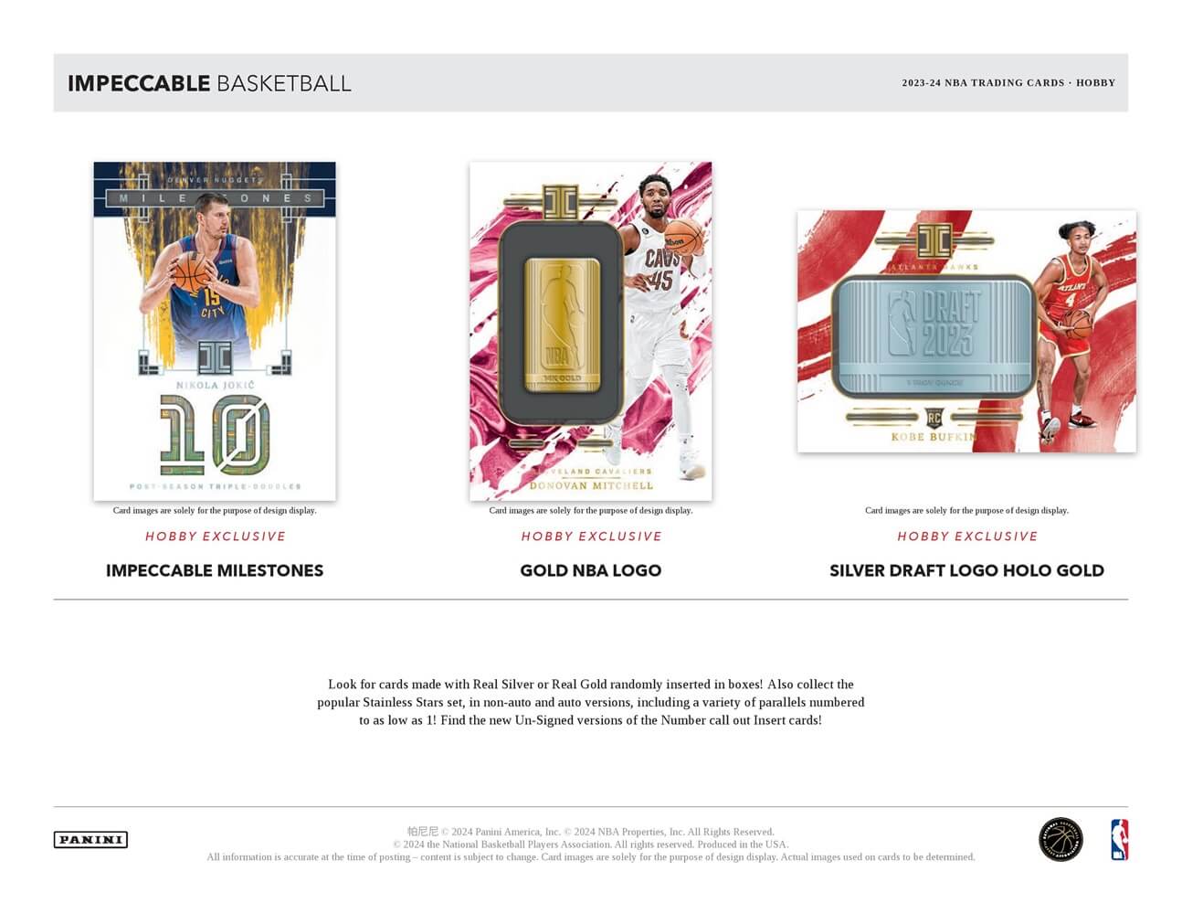 2023-24 Panini Impeccable Basketball Hobby Box - CloutsnChara