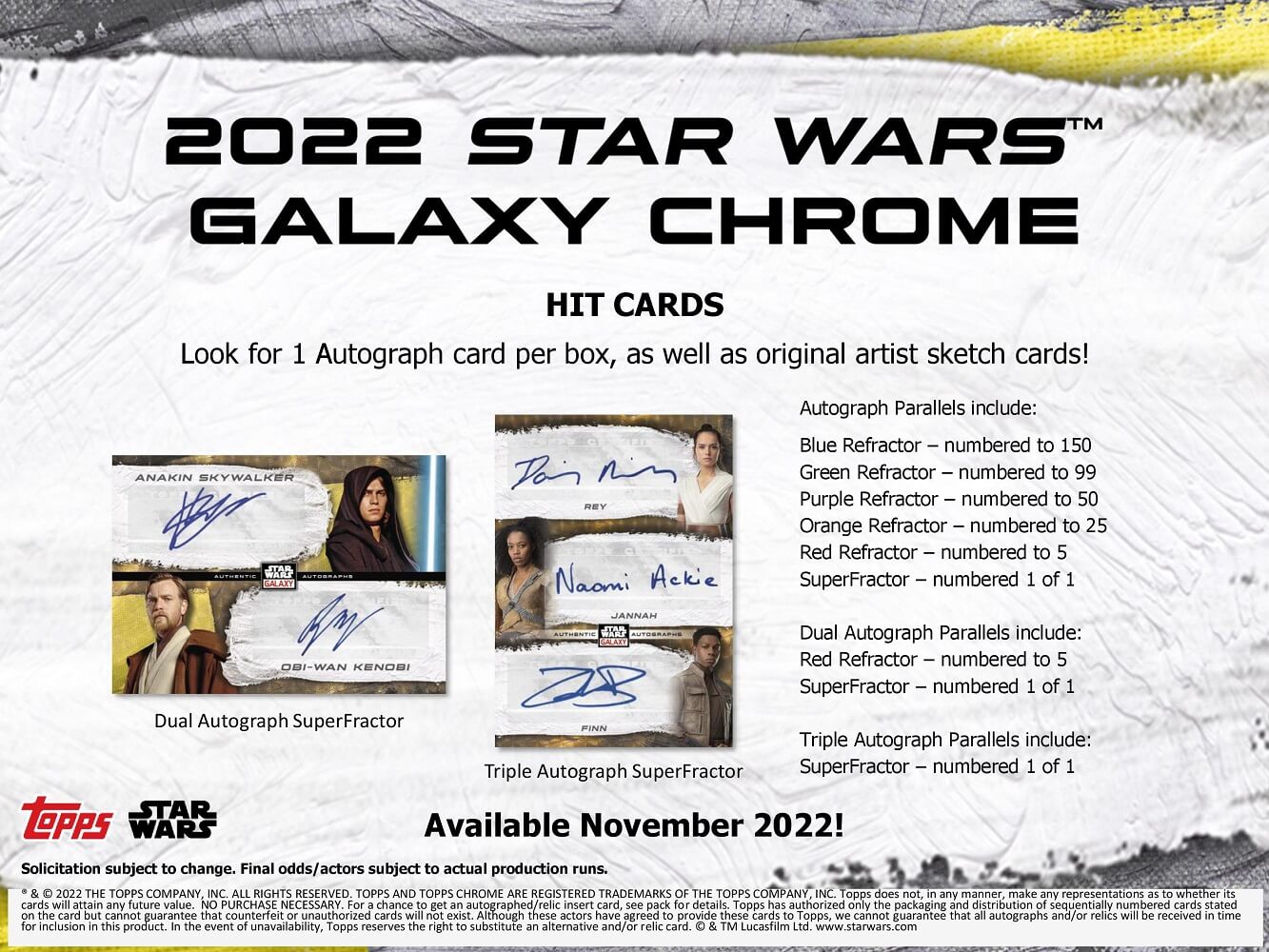 2023 Topps Chrome Star Wars Blaster Box at King Card Canada