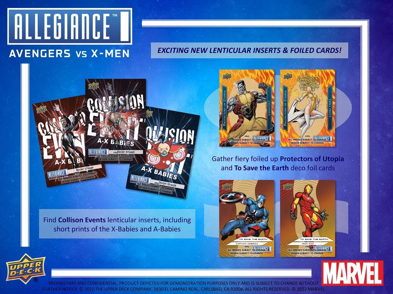 2023 Upper Deck Marvel Allegiance Avengers vs X-Men Trading