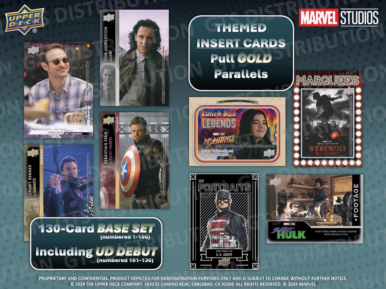 2024 Upper Deck Marvel Studios Series 1 Disney+ Trading Cards