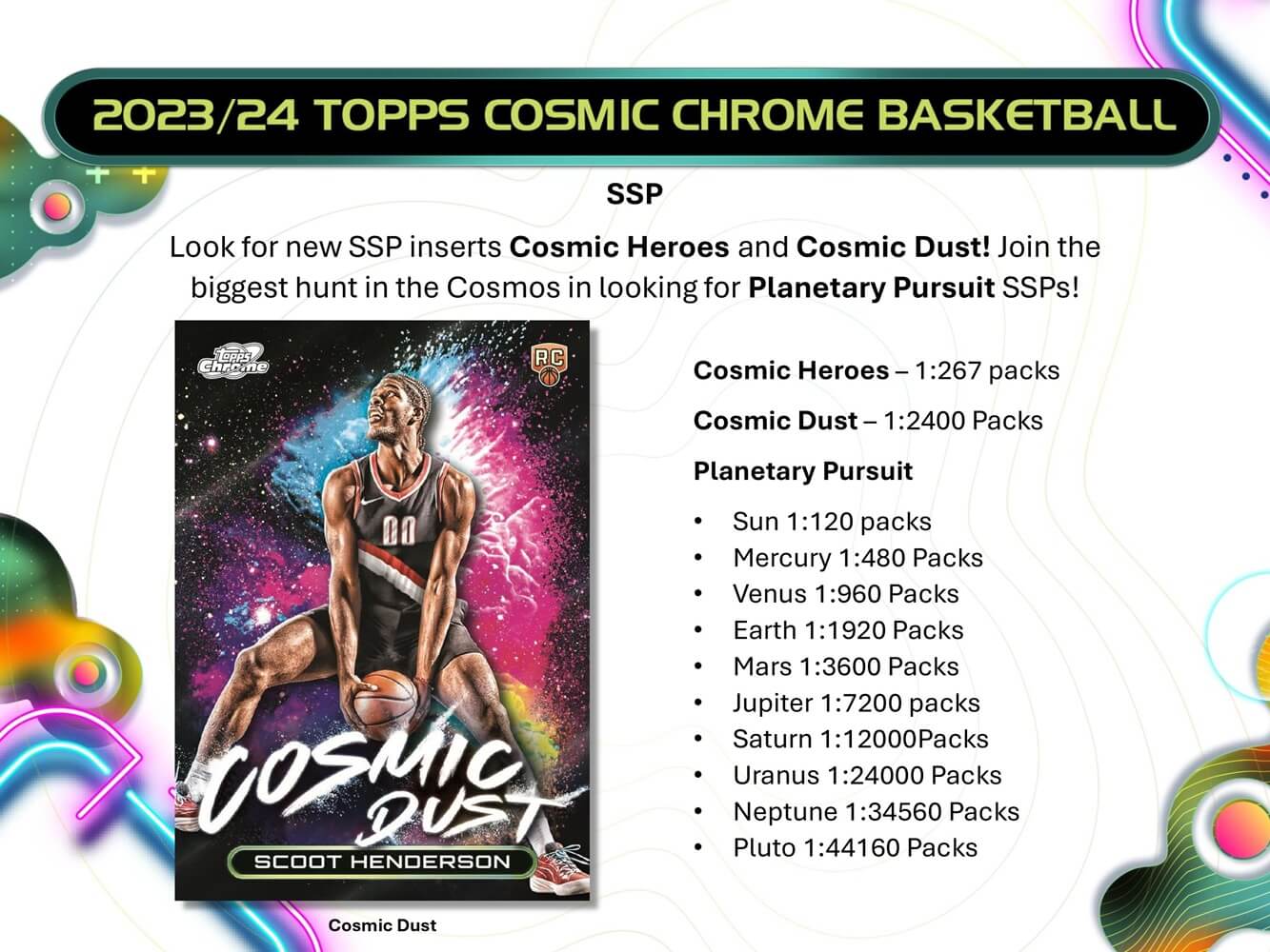 2023-24 Topps Basketball Cosmic Chrome Hobby Box
