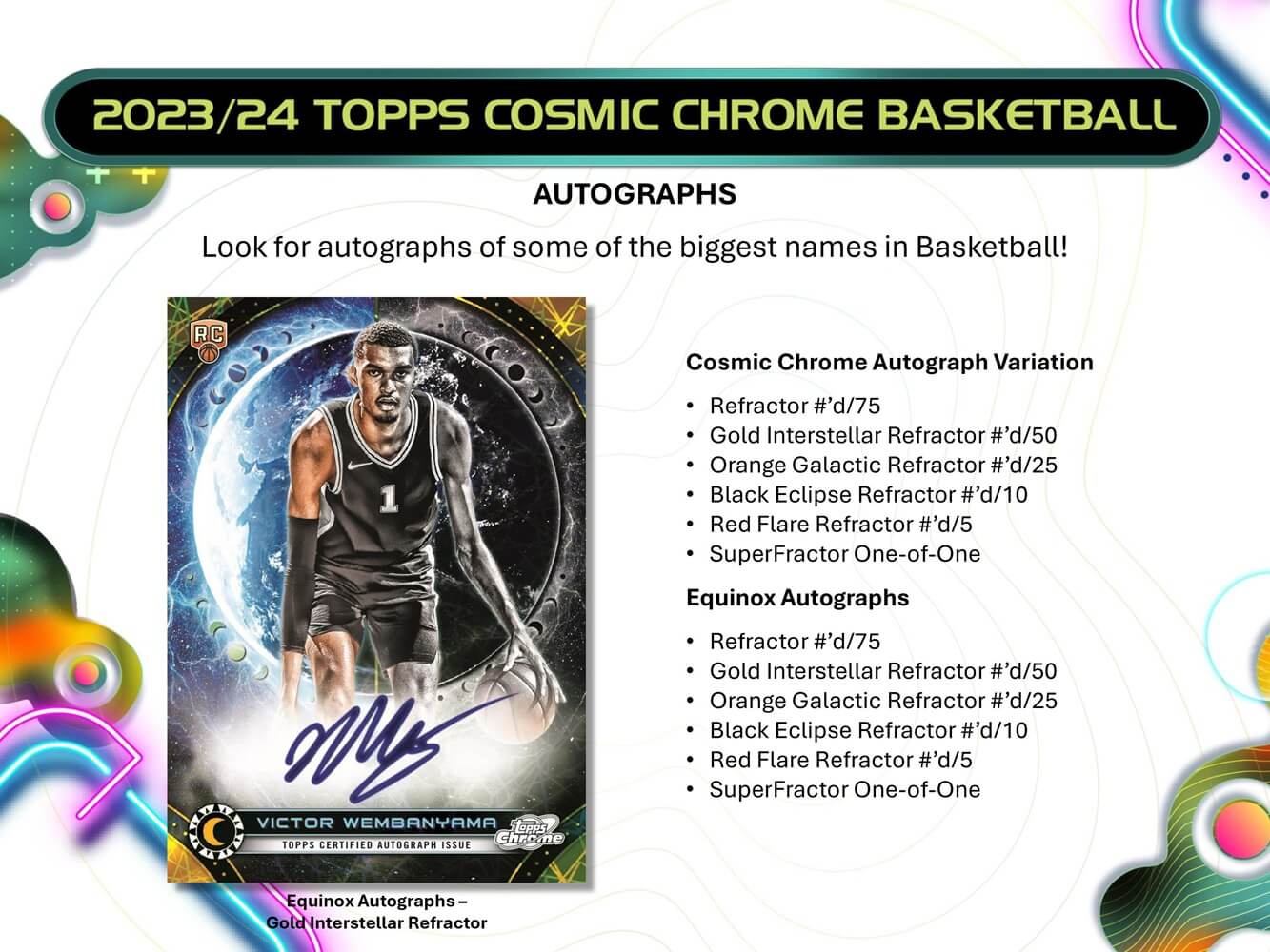 2023-24 Topps Cosmic Chrome Basketball Hobby Box - CloutsnChara