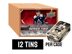 23-24 Upper Deck Series 2 Retail Tin Case - 12 tins per case