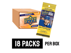 20-21 Upper Deck Series 2 Fat Pack Box - 18 packs per box
