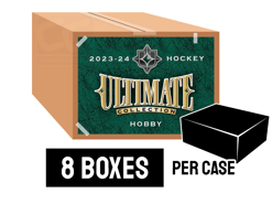 2023-24 Upper Deck Ultimate Hockey Hobby Case - 8 boxes per case