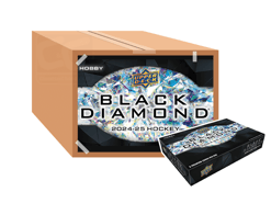 24-25 Upper Deck Black Diamond Hockey Hobby Box Case