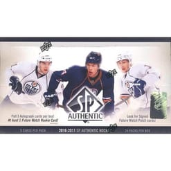 2010-11 Upper Deck SP Authentic Hockey Hobby Box
