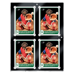 Ultra Pro 4-Card Black Border Frame 130PT One Touch Holder