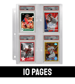 Ultra Pro PSA Graded Slab Pages - Pack of 10 pages
