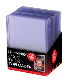 Ultra Pro Thick 100pt Toploader - Pack of 25