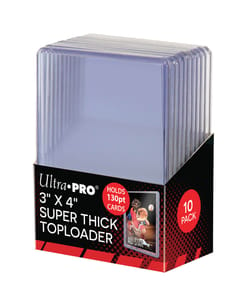 Ultra Pro Super Thick 130pt Toploader - Pack of 10