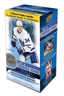 2017-18 Upper Deck Series 1 Hockey Blaster Box