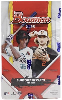 2023 Bowman Baseball Jumbo Hobby Box