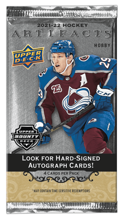 2021-22 Upper Deck Artifacts Hockey Hobby Pack