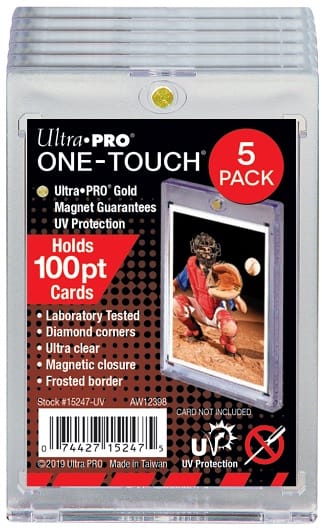 Ultra Pro 100pt One Touch Magnetic Closure 5 Count Pack