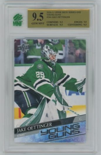 GB#21,255 - *MINI CHANCER!* 2020-21 UD YOUNG GUNS JAKE OETTINGER MNT 9.5 - ONLY 19 SPOTS!
