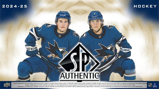 2024-25 Upper Deck SP Authentic Hockey Hobby Box