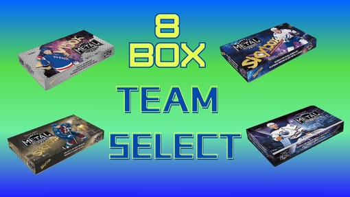 GB#22,735 - MULTI YEAR METAL UNIVERSE 8 BOX BREAK! BEDARD, SLAF, CAUFIELD, LAF & MORE RC - TEAM SELECT!
