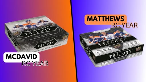 GB#22,846 - *VERY RARE FLASH DEAL* 15-16/16-17 UD TRILOGY 2 BOX DOUBLE UP! MCDAVID/MATTHEWS RC YEAR!