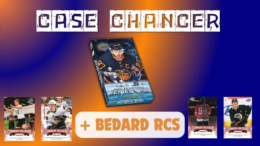 GB#22,749 - *INSANE CASE CHANCER + BEDARD!* 24-25 UD SERIES ONE CASE CHANCER W/ 10 WINNERS! BEDARD RCS!