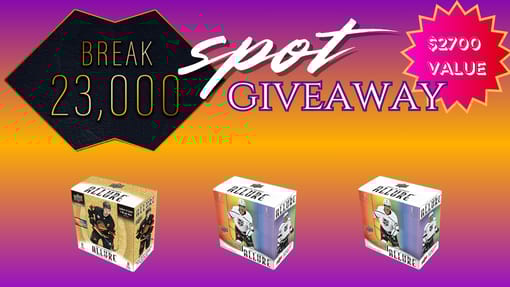 GB#22,898 - *GB 23K SPOT GIVEAWAY!* MULTI YEAR ALLURE BREAK W/ BEDARD POTENTIAL & HUGE SPOT GIVEAWAY!