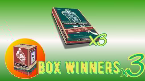 GB#22,908 - *INSANE DEAL - 3 BOX WINNERS!* 22-23 UD PARKHURST CHAMPIONS 3 BOX TEAM RANDOM!