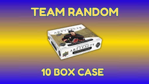 GB#22,965 - *INSANE DEAL!* 22-23 UPPER DECK ARTIFACTS 10 BOX CASE TEAM RANDOM!