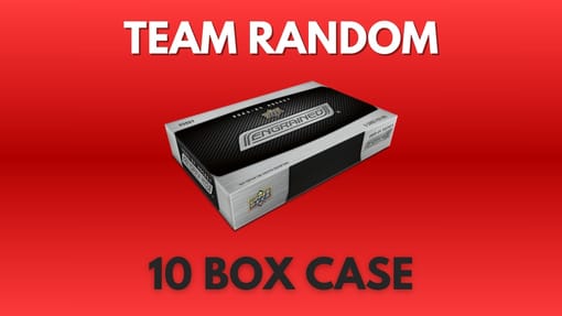 GB#22,921 - *NEW RELEASE!* 23-24 UPPER DECK ENGRAINED 10 BOX CASE TEAM RANDOM!