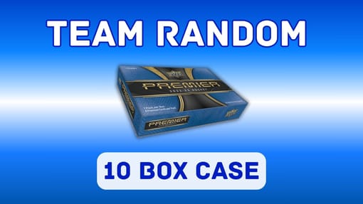 GB#22,883 - *NEW RELEASE!* 22-23 UPPER DECK PREMIER 10 BOX CASE TEAM RANDOM!