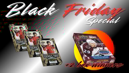GB#22,976 - *BLACK FRIDAY INSANE DEAL!* 23-24 UD SERIES TWO HOBBY 3 BOX BREAK + 2X BOX GIVEAWAYS!