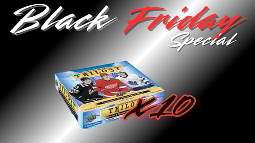 GB#22,980 - *BLACK FRIDAY INSANE DEAL!* 23-24 UPPER DECK TRILOGY 10 BOX HALF CASE TEAM RANDOM!