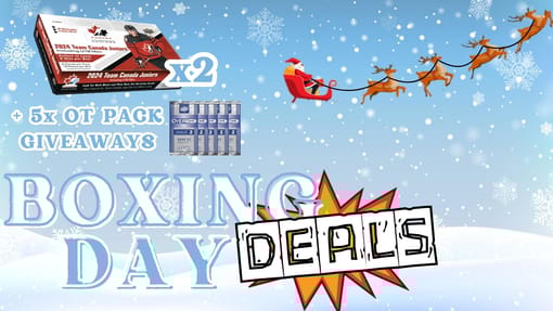 GB#23,077 - *BOXING DAY BREAKS!* 2024 UD TEAM CANADA JUNIORS 2 BOX BREAK + OT BONUS!