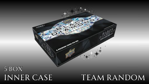 GB#23,116 - *NEW RELEASE* 24-25 UD BLACK DIAMOND 5 BOX CASE TEAM RANDOM!