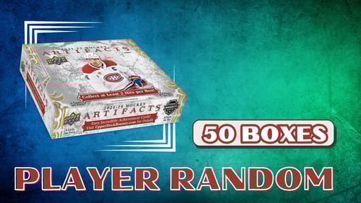 GB#23,114 - NEW STYLE BIG BREAK - 24-25 UPPER DECK ARTIFACTS 50 BOXES - PLAYER RANDOM - PLEASE READ
