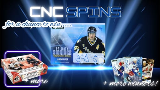 GB#23,372 - NEW - HUGE PRIZE! CNC SPINS -  23-24 UD SPA + CREDENTIALS 3 BOX BREAK! PLEASE READ - 4/15