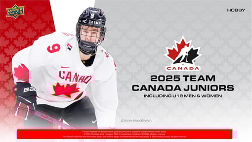 2025 Upper Deck Team Canada World Juniors Hockey Hobby Box