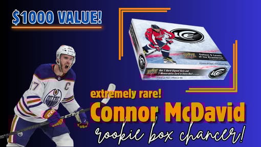 GB#23,564 - *MASSIVE ROOKIE BOX CHANCER!* 15-16 UD ICE BOX - MCDAVID ROOKIE YEAR!
