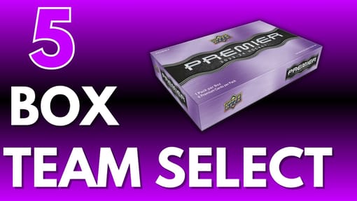 GB#23,522 - *NEW RELEASE!* 23-24 UD PREMIER 5 BOX HALF CASE TEAM SELECT #1