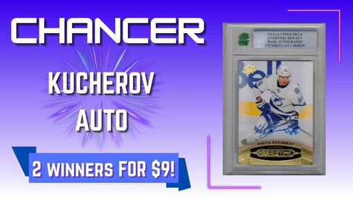 GB#23,559 - MINI CHANCER - KUCHEROV AUTOGRAPH & COOLEY ROOKIE!  AMAZING CHANCER!