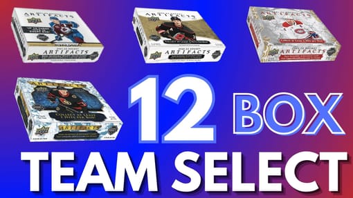 GB#23,752 - MULTI YEAR ARTIFACTS 12 BOX TEAM SELECT! HUGE RC POTENTIAL!