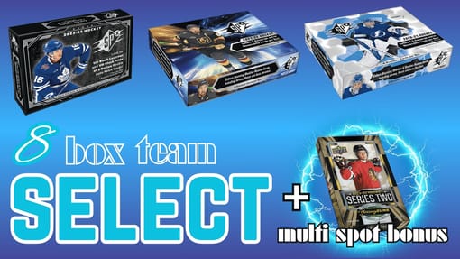 GB#23,550 - 8 BOX MULTI YEAR SPX TEAM SELECT! HUGE MULTI SPOT BONUS!
