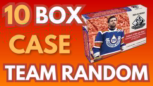 GB#23,693 - *NEW RELEASE!* 24-25 UD SP GAME USED 10 BOX CASE - TEAM RANDOM #1