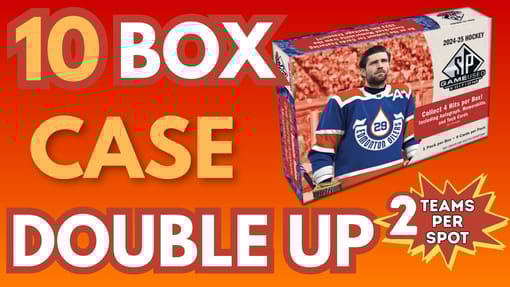 GB#23,729 - 24-25 UD SP GAME USED 10 BOX CASE DOUBLE UP! *2 TEAMS PER SPOT!*