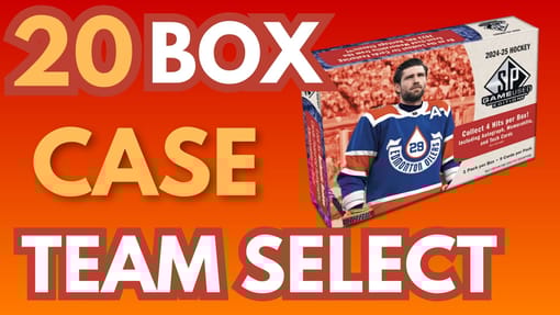 GB#23,691 - 24-25 UPPER DECK SP GAME USED 20 BOX MASTER CASE BREAK - TEAM SELECT #2